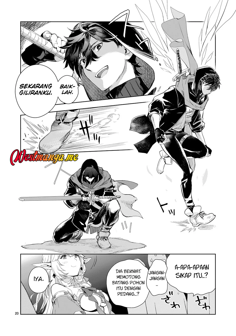 Elf Tsuma to Hajimeru Yuukyuu no Tabi ~Densetsu no Yuusha, Aisuru Elf to Tomoni 100-nen Mae ni Sukutta Sekai wo Tabisuru~ Chapter 3 - halaman 21