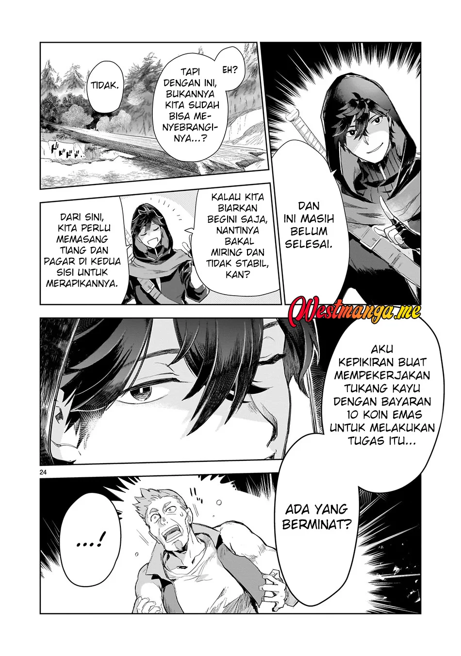 Elf Tsuma to Hajimeru Yuukyuu no Tabi ~Densetsu no Yuusha, Aisuru Elf to Tomoni 100-nen Mae ni Sukutta Sekai wo Tabisuru~ Chapter 3 - halaman 24