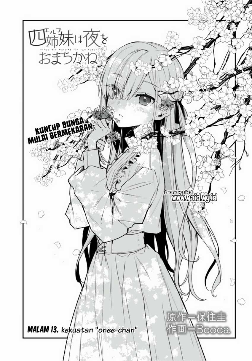 Elf wa Yoru wo Omachikane Chapter 13 - halaman 3