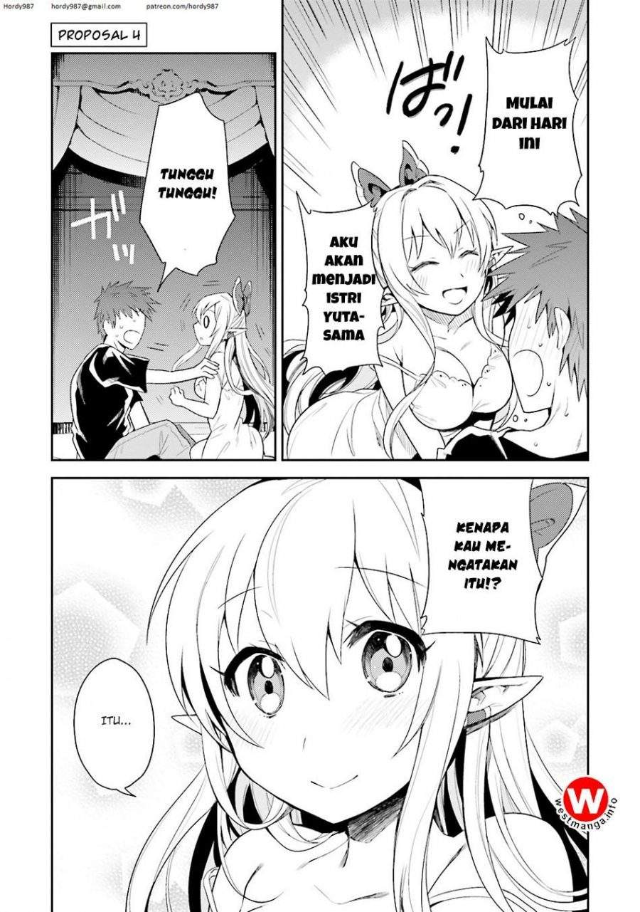 Elf Yome to Hajimeru Isekai Ryoushu Seikatsu Chapter 4 - halaman 1