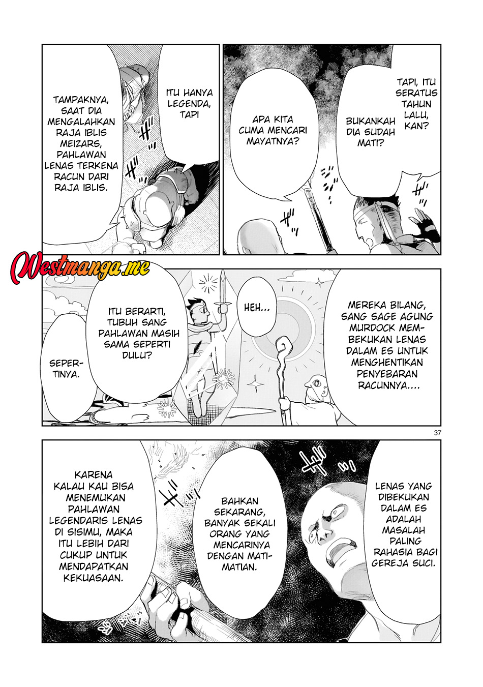 Elf-zuma to Hajimeru Yuukyuu no Tabi: Densetsu no Yuusha, Aisuru Elf to Tomo ni 100-nen Mae ni Sukutta Sekai wo Tabisuru Chapter 1 - halaman 31