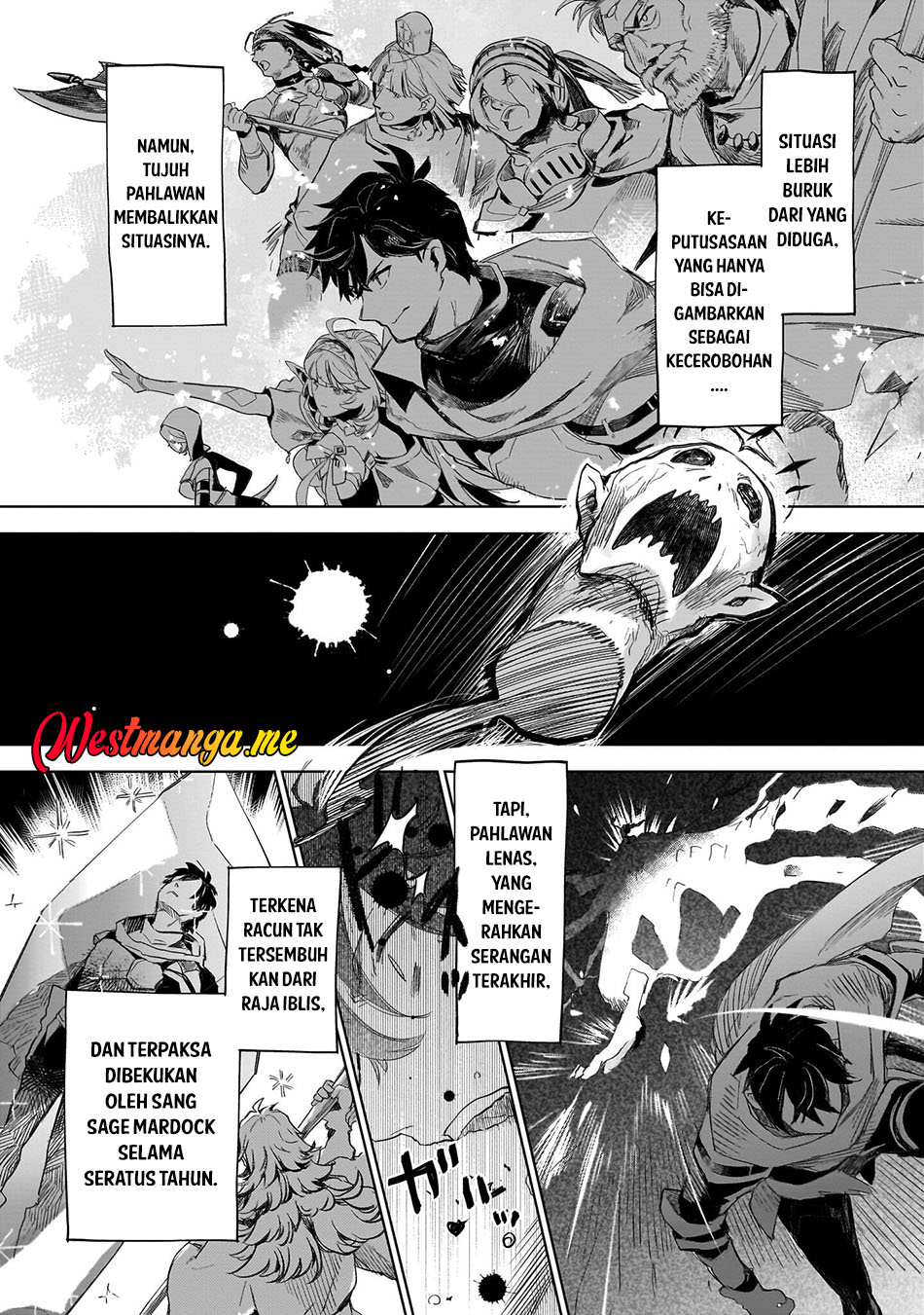 Elf-zuma to Hajimeru Yuukyuu no Tabi: Densetsu no Yuusha, Aisuru Elf to Tomo ni 100-nen Mae ni Sukutta Sekai wo Tabisuru Chapter 2 - halaman 3