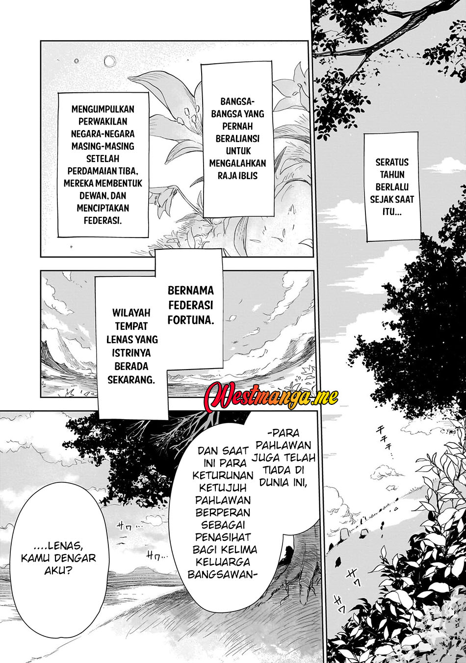 Elf-zuma to Hajimeru Yuukyuu no Tabi: Densetsu no Yuusha, Aisuru Elf to Tomo ni 100-nen Mae ni Sukutta Sekai wo Tabisuru Chapter 2 - halaman 4
