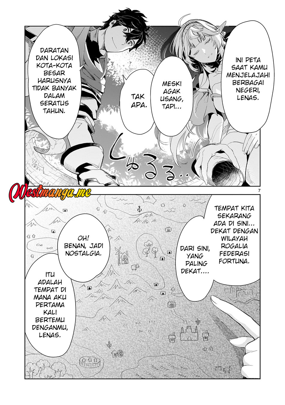 Elf-zuma to Hajimeru Yuukyuu no Tabi: Densetsu no Yuusha, Aisuru Elf to Tomo ni 100-nen Mae ni Sukutta Sekai wo Tabisuru Chapter 2 - halaman 7