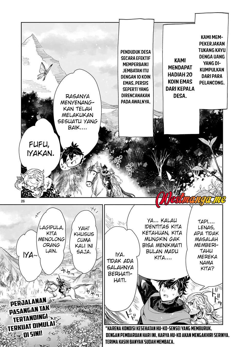Elf-zuma to Hajimeru Yuukyuu no Tabi: Densetsu no Yuusha, Aisuru Elf to Tomo ni 100-nen Mae ni Sukutta Sekai wo Tabisuru Chapter 3 - halaman 26