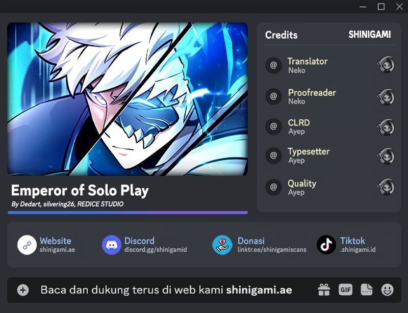 Emperor of Solo Play Chapter 2 - halaman 1