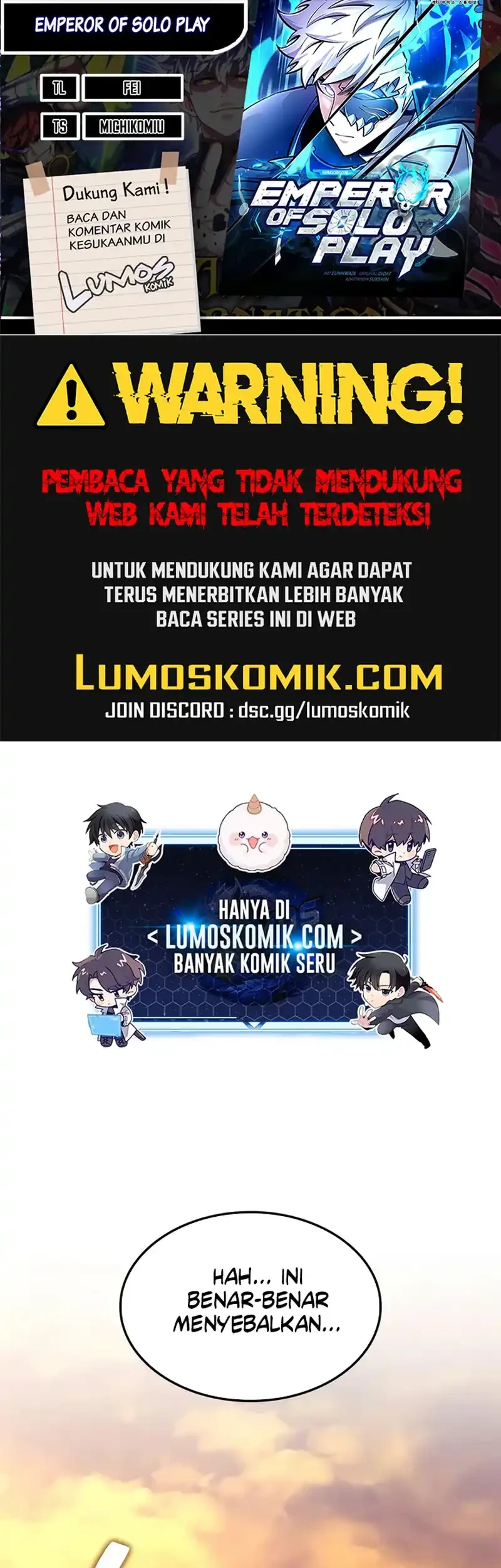 Emperor of Solo Play Chapter 44 - halaman 1