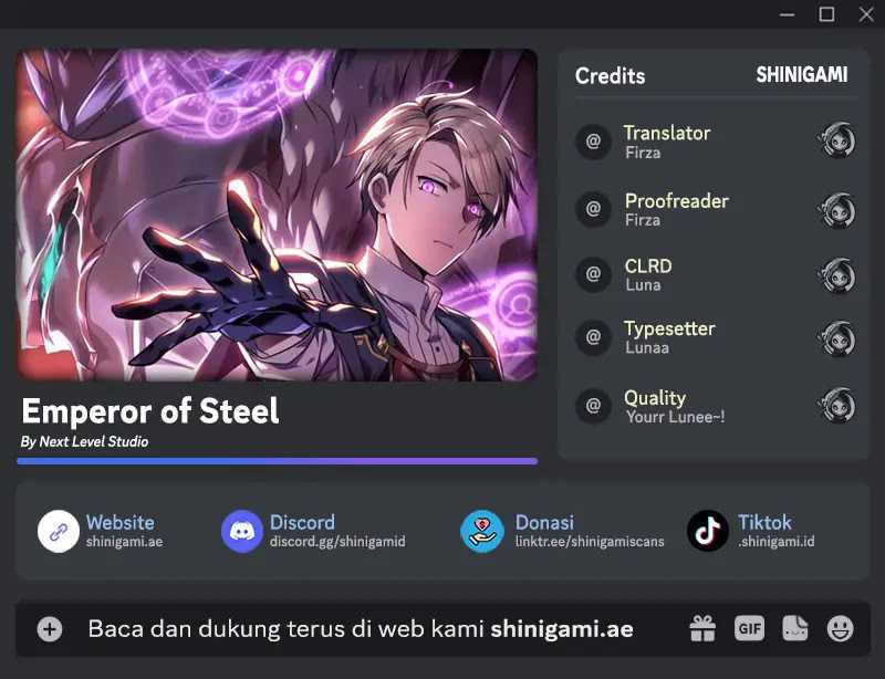 Emperor Of Steel Chapter 11 - halaman 1