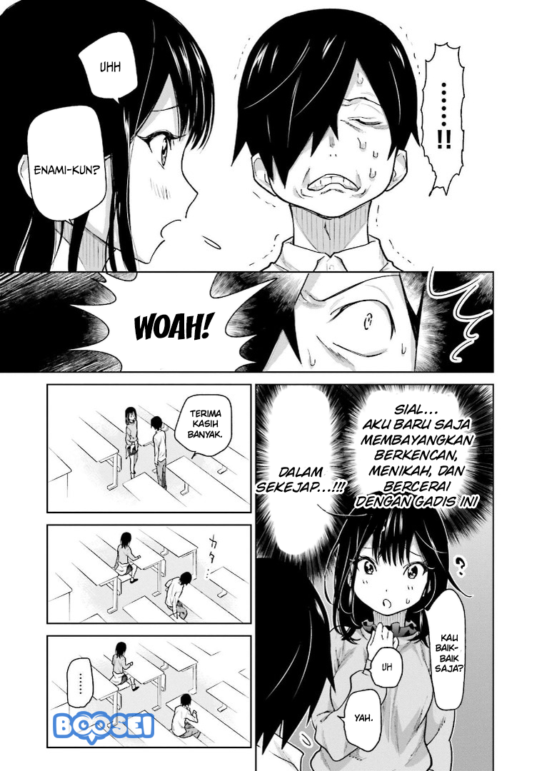 Enami-kun wa Ikiru no ga Tsurai Chapter 1 - halaman 17