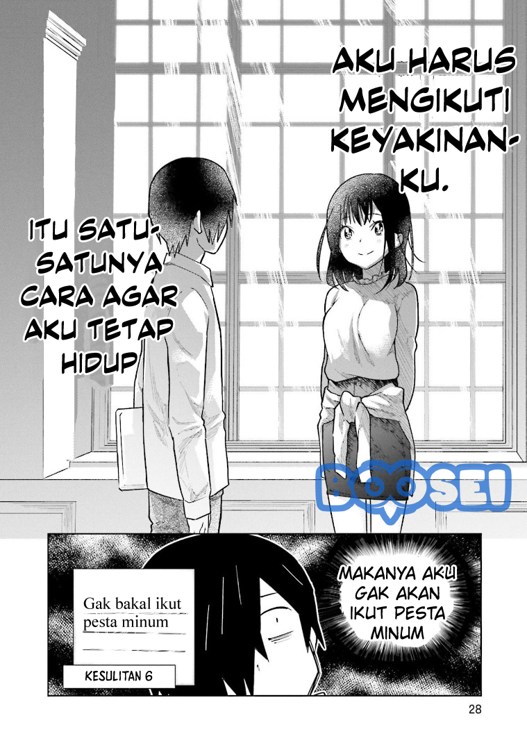 Enami-kun wa Ikiru no ga Tsurai Chapter 1 - halaman 28