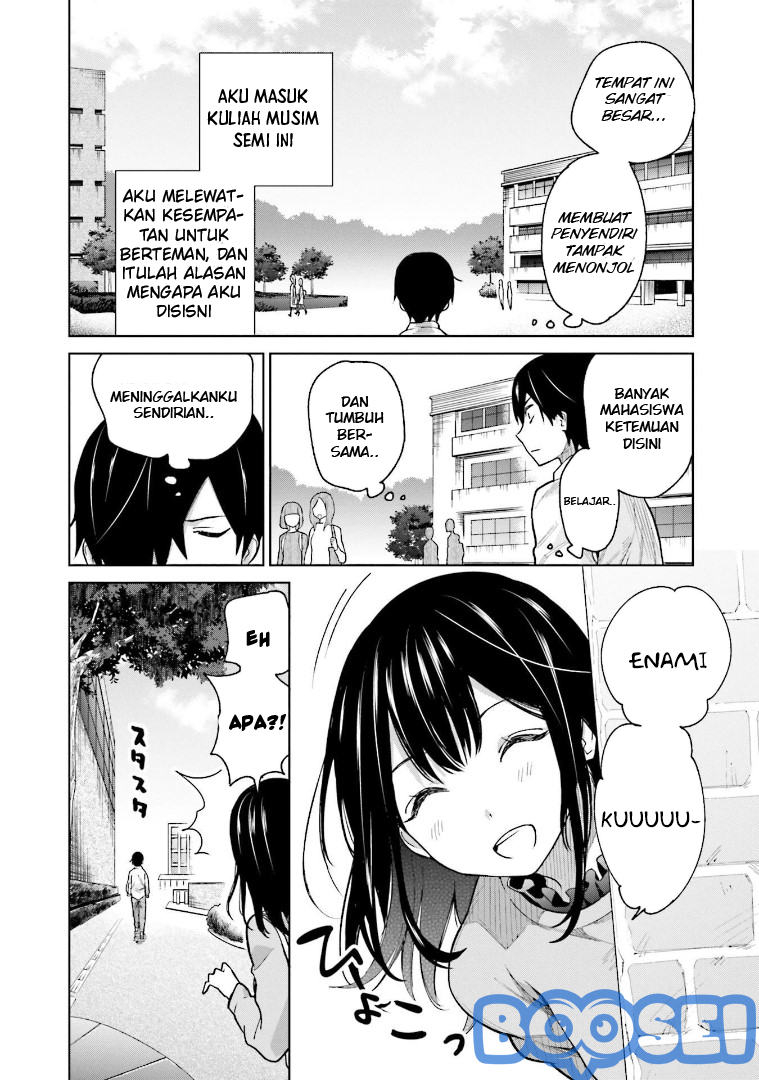 Enami-kun wa Ikiru no ga Tsurai Chapter 1 - halaman 6