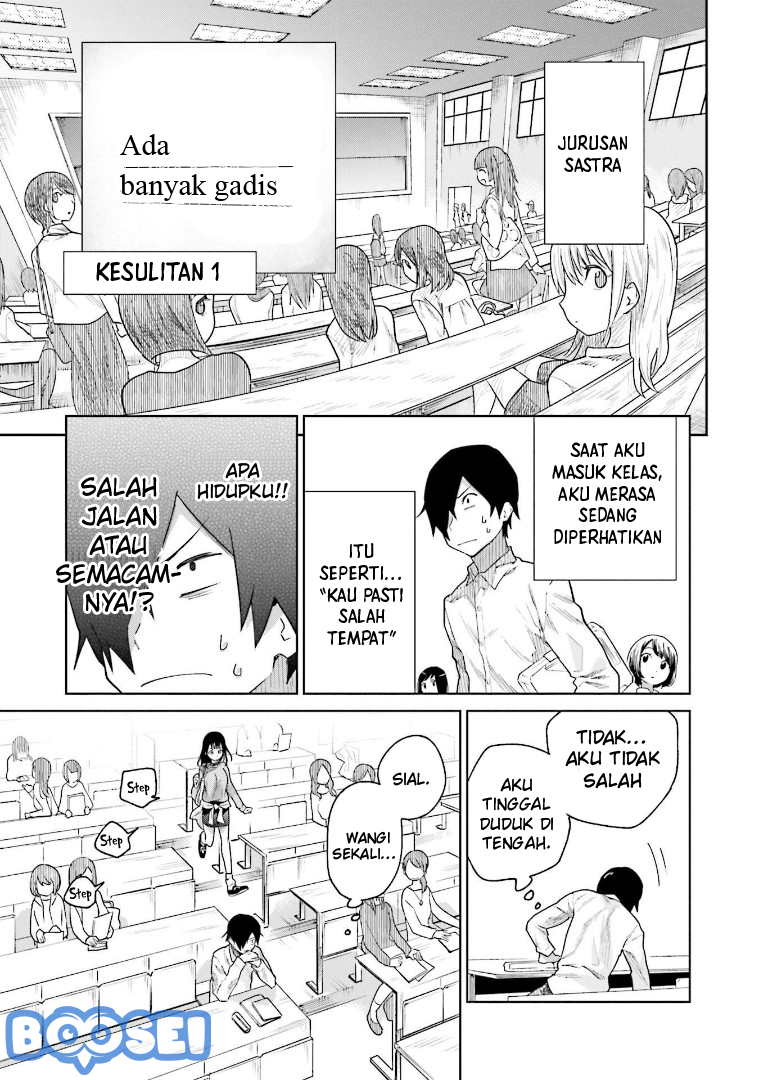 Enami-kun wa Ikiru no ga Tsurai Chapter 1 - halaman 9