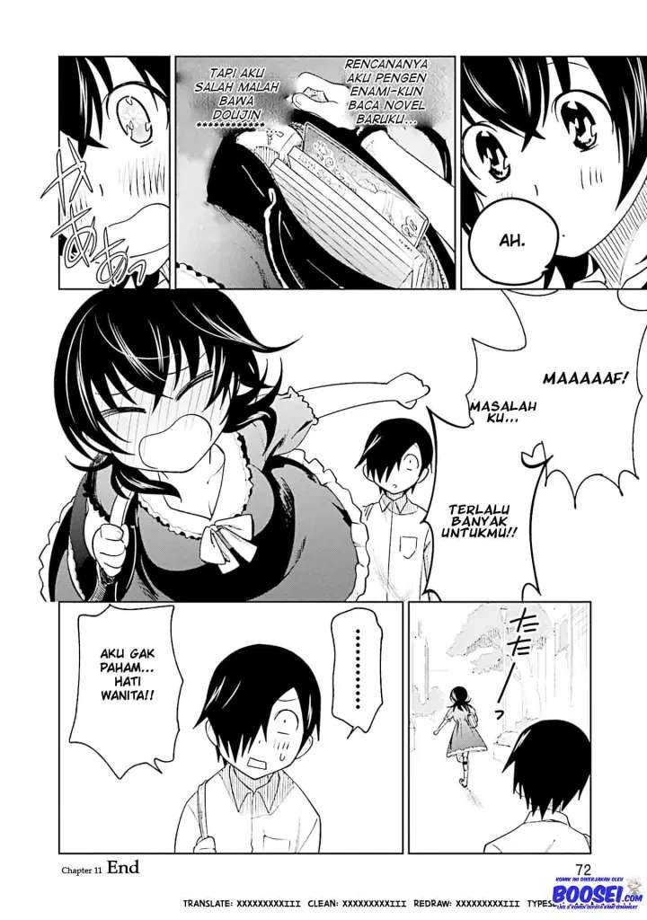 Enami-kun wa Ikiru no ga Tsurai Chapter 11 - halaman 22
