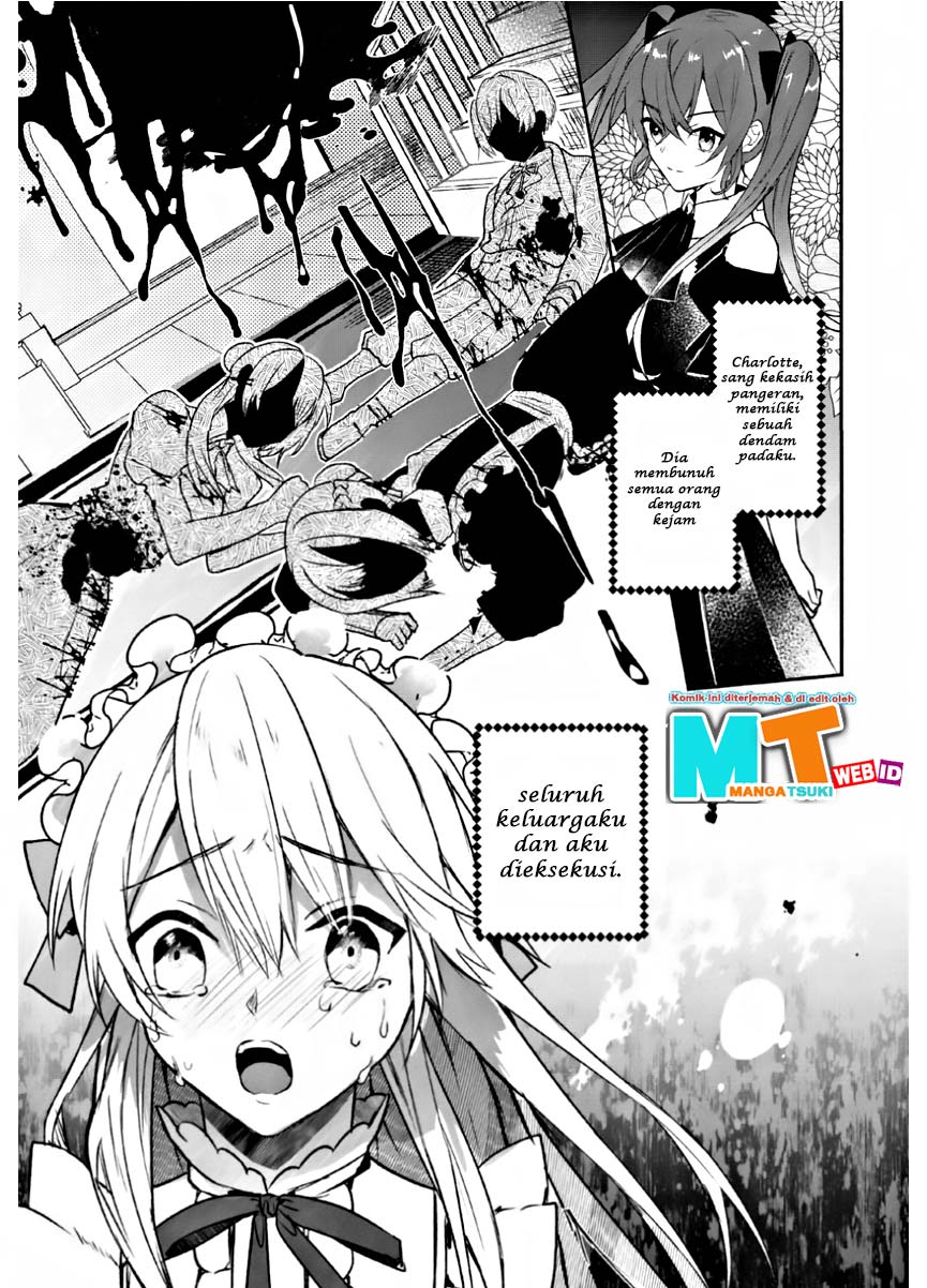 Enzai de Shokei sareta Koushaku Reijou wa Konse de wa mofu Kami-sama to Odayaka ni Sugoshitai Chapter 1.1 - halaman 6