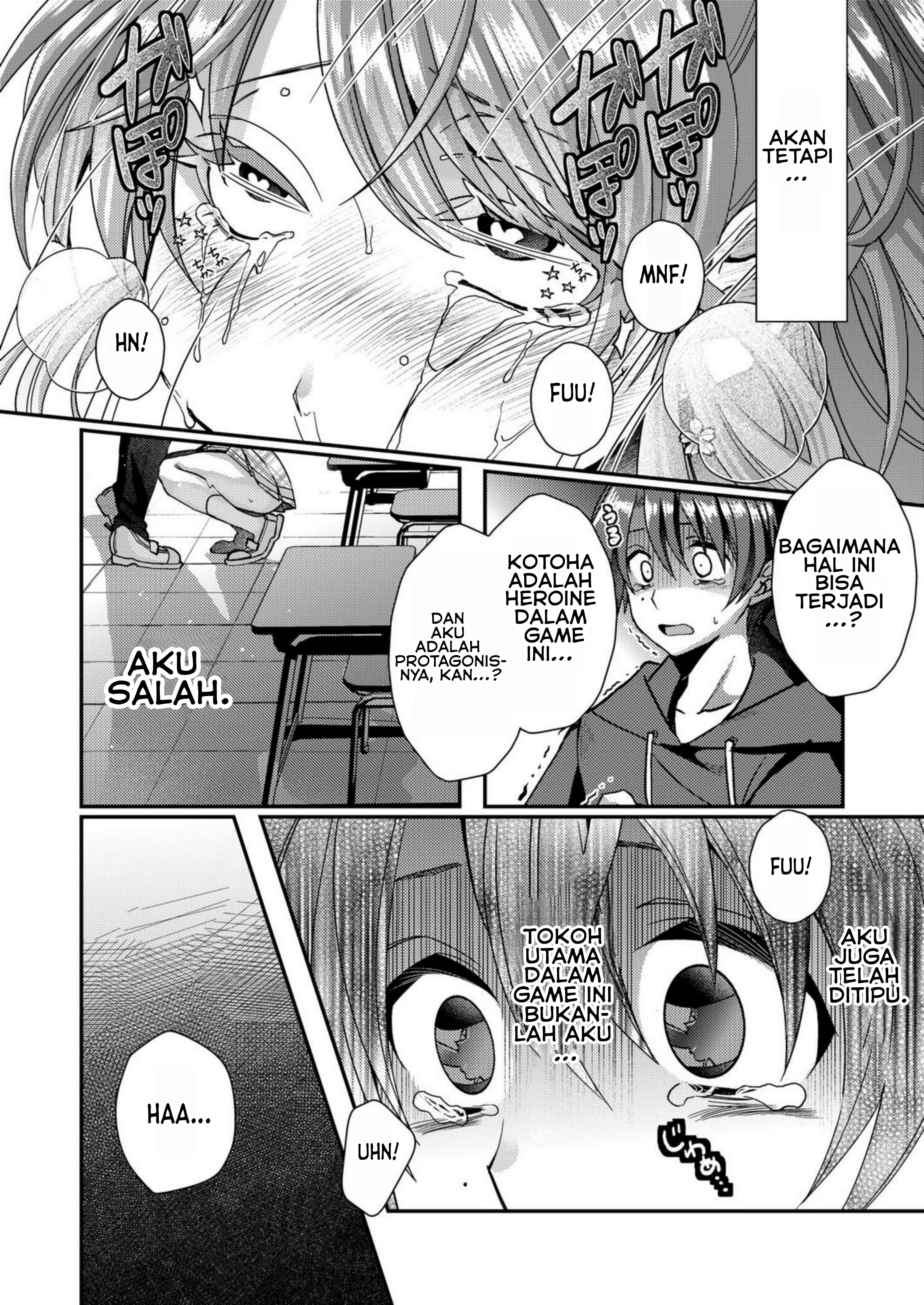 Eroge Sekai ni Tensei shita Ore ga, Oshi e no Ai de Netorare Heroine wo Shiawase ni Suru. Chapter 1 - halaman 10