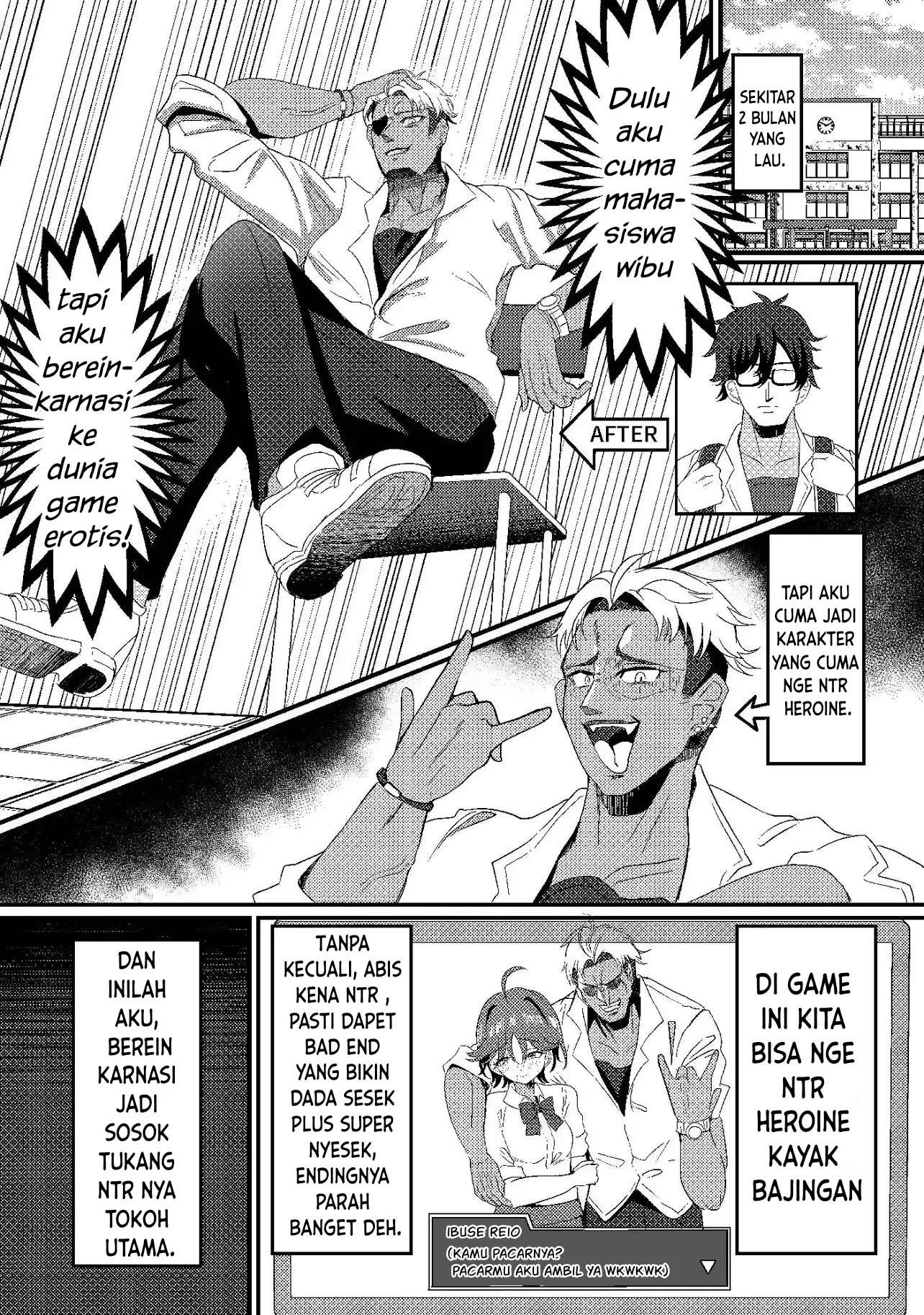 Eroge Utsu End kara Heroine-tachi wo Kyuusai shitara Chapter 0 - halaman 2