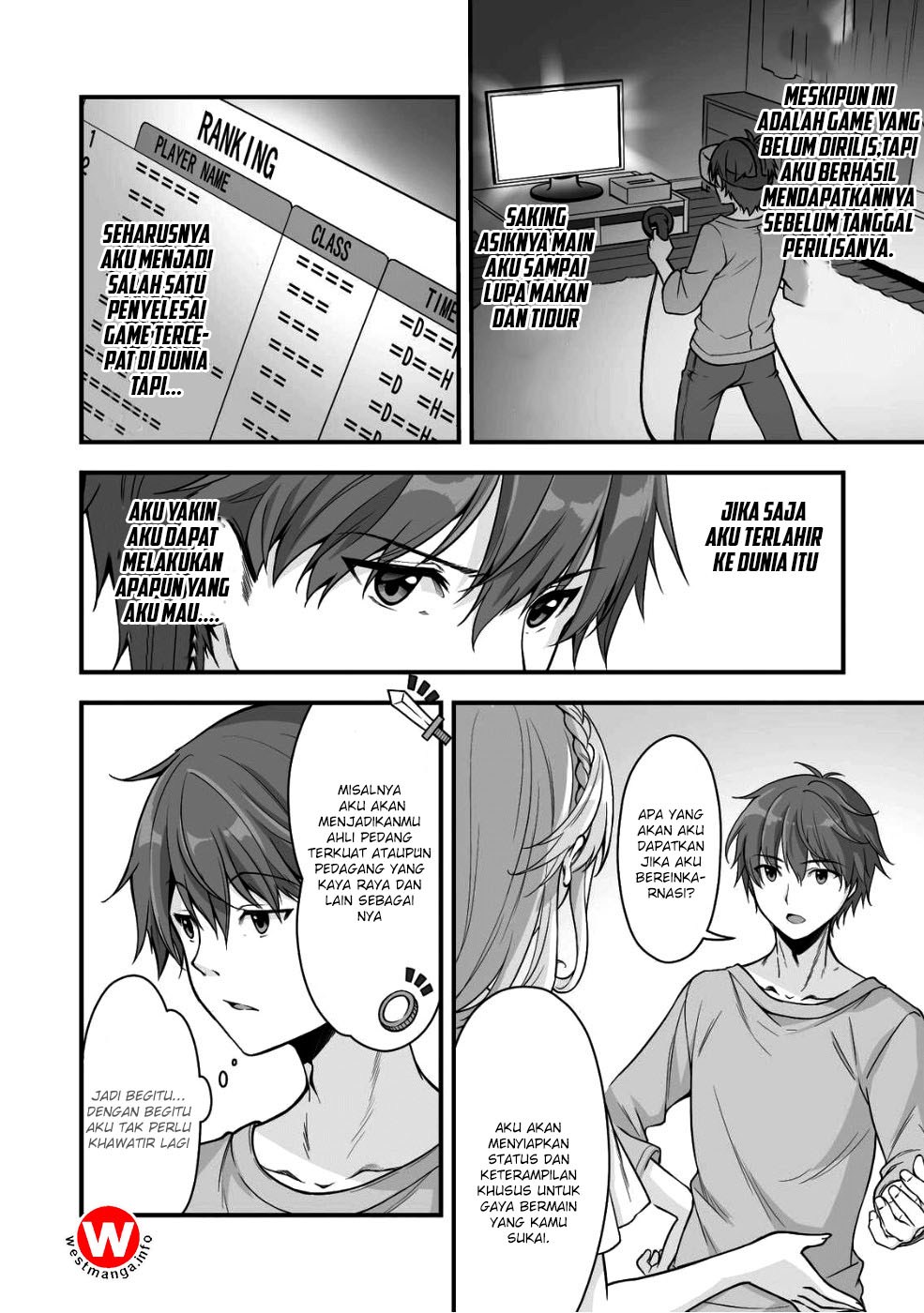 Eroge Yattetara Isekai ni Tensei shita no de Bishoujo Maou o Doreika suru Chapter 1 - halaman 3