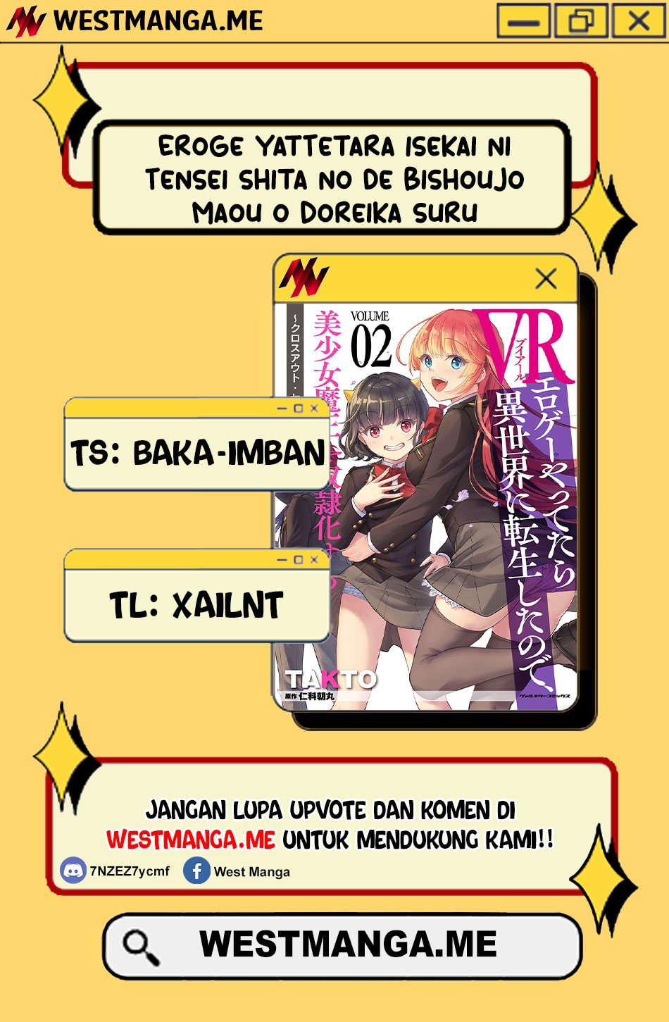 Eroge Yattetara Isekai ni Tensei shita no de Bishoujo Maou o Doreika suru Chapter 19 - halaman 1
