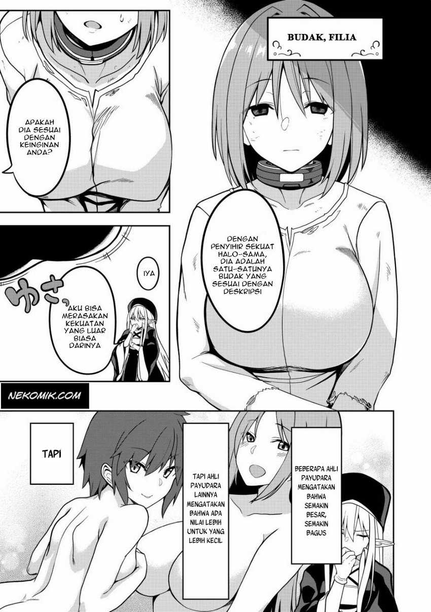 Eroi Koto Suru Tame ni Kyonyuu Bishoujo Dorei o Katta Hazu ga, Oshishou-sama to Shitawa Rete Omotta Toori ni Ikanaku Naru Hanashi Chapter 1 - halaman 10