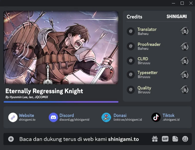 Eternally Regressing Knight Chapter 103 - halaman 1