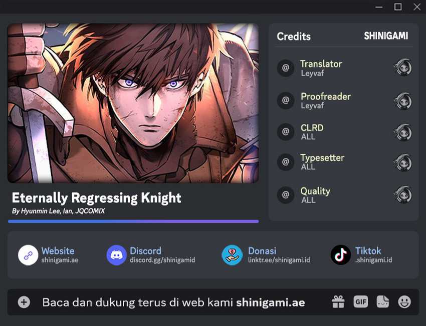 Eternally Regressing Knight Chapter 47 - halaman 1