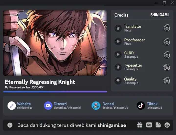 Eternally Regressing Knight Chapter 52 - halaman 1