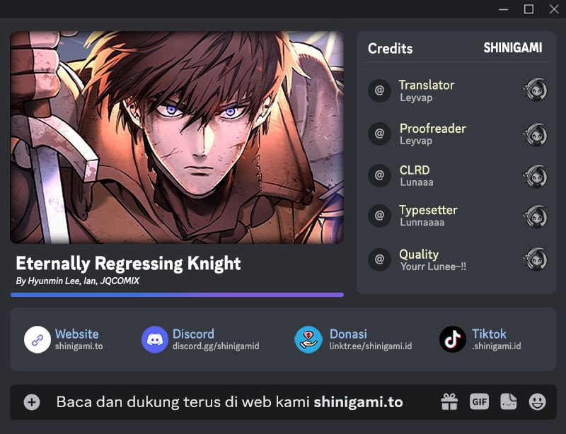 Eternally Regressing Knight Chapter 68 - halaman 1