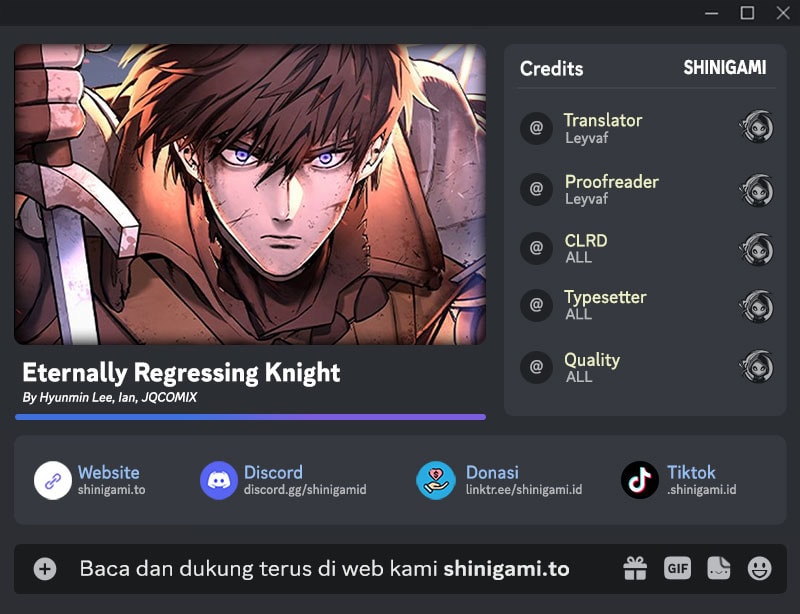 Eternally Regressing Knight Chapter 71 - halaman 1