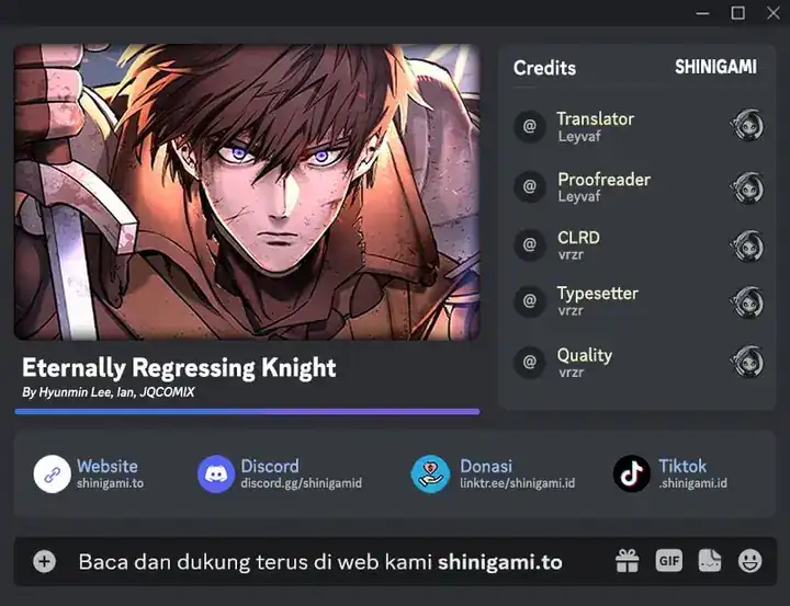 Eternally Regressing Knight Chapter 83 - halaman 1