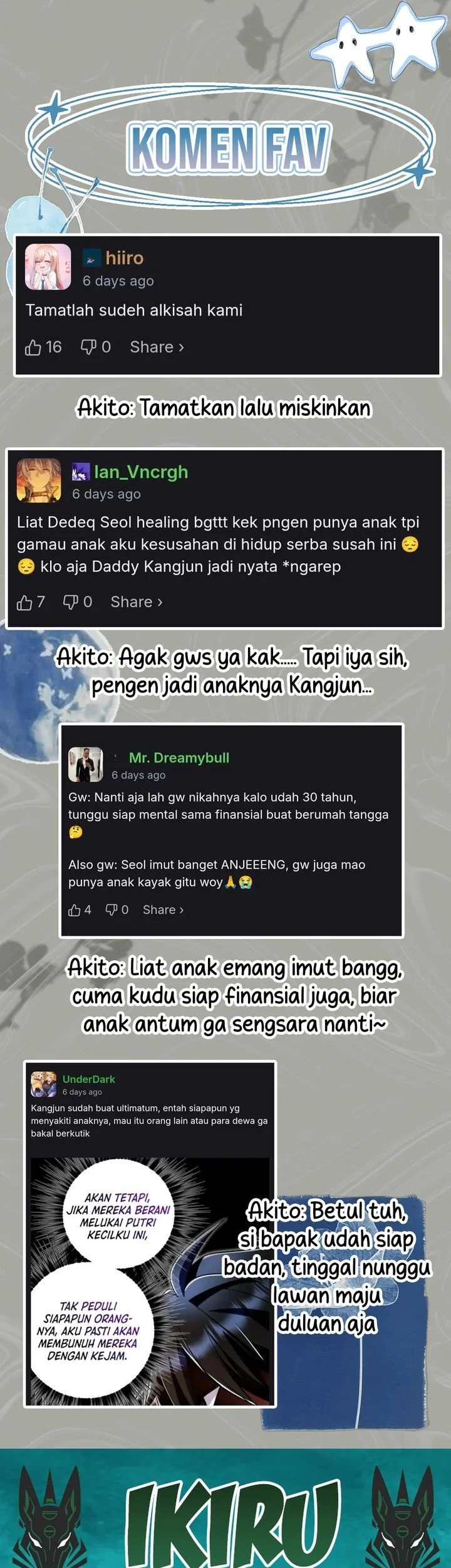 Even the Absolute Being Is a First-Time Dad Chapter 34 - halaman 77