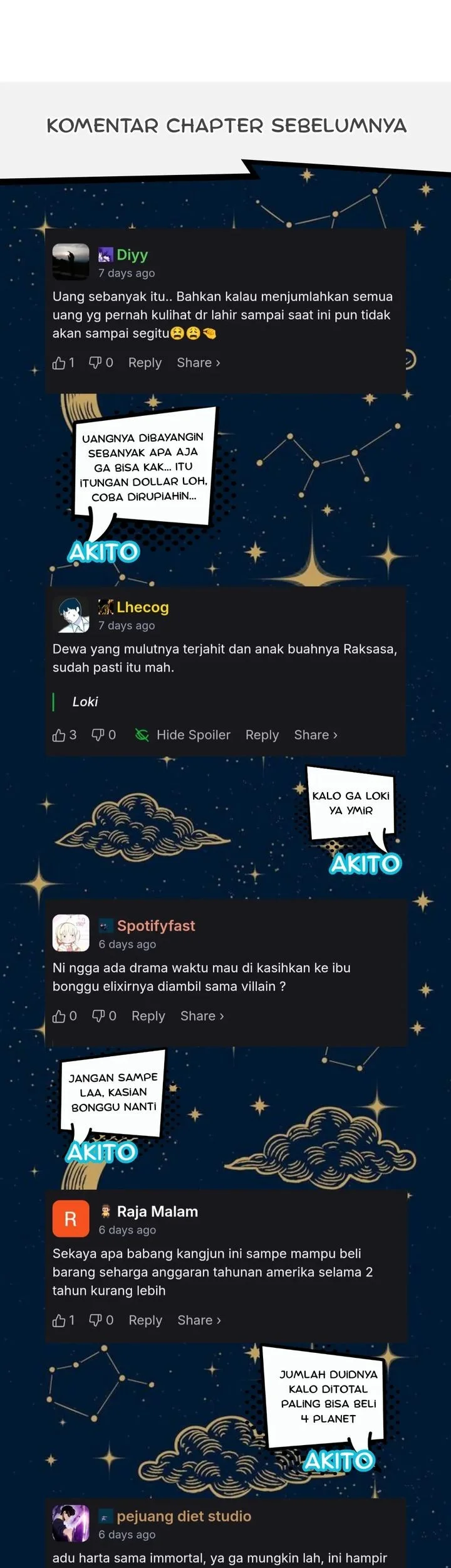 Even the Absolute Being Is a First-Time Dad Chapter 38 - halaman 74