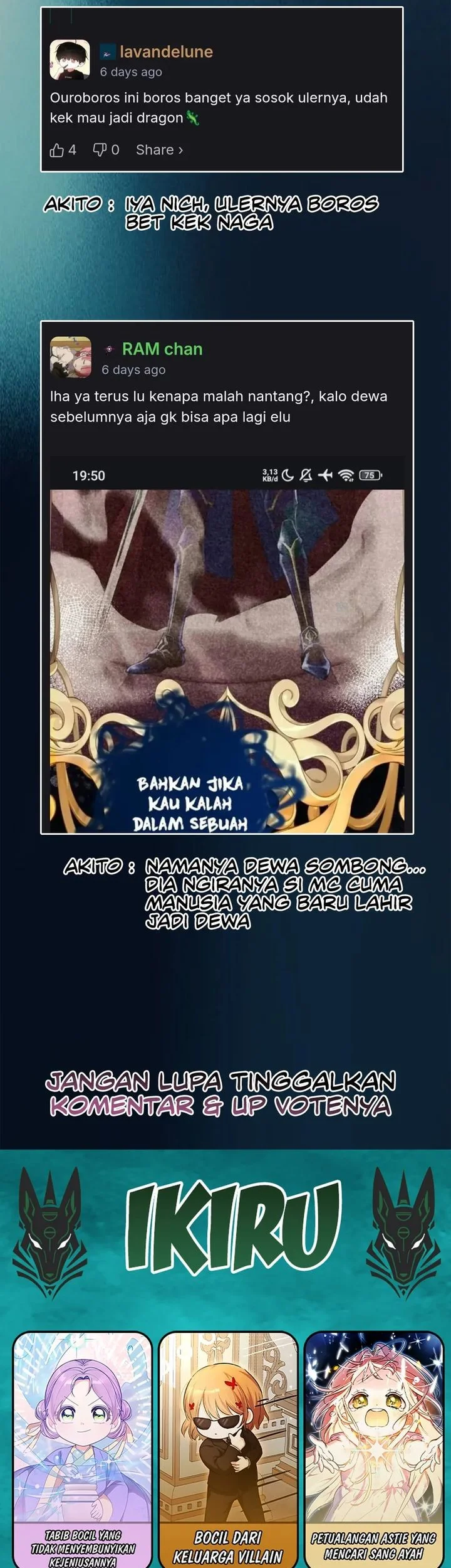 Even the Absolute Being Is a First-Time Dad Chapter 42 - halaman 79