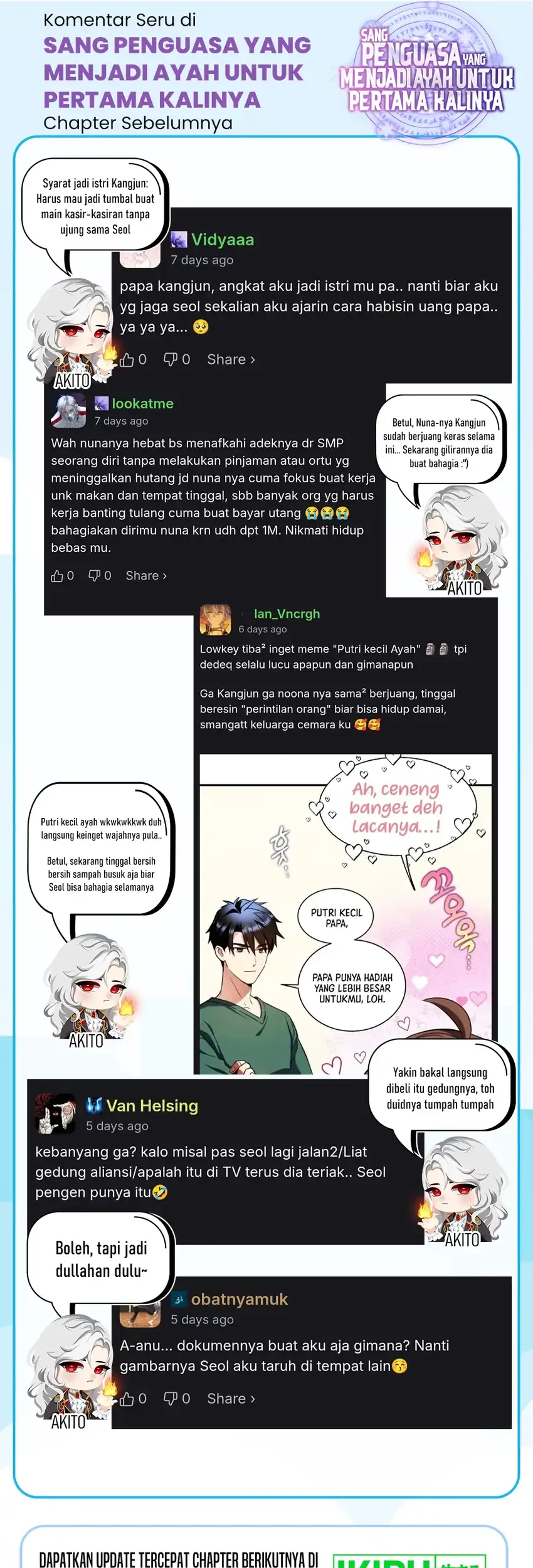 Even the Supreme One Has Never Been a Dad Before Chapter 31 - halaman 91