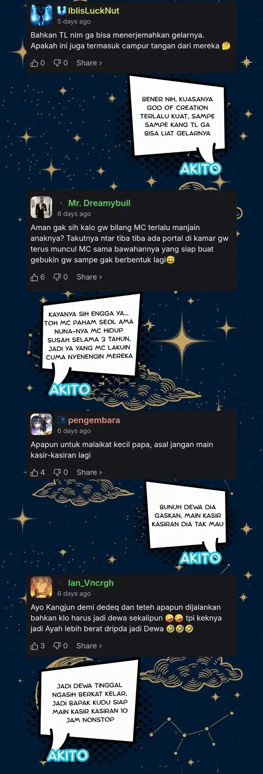 Even the Supreme One Has Never Been a Dad Before Chapter 33 - halaman 83