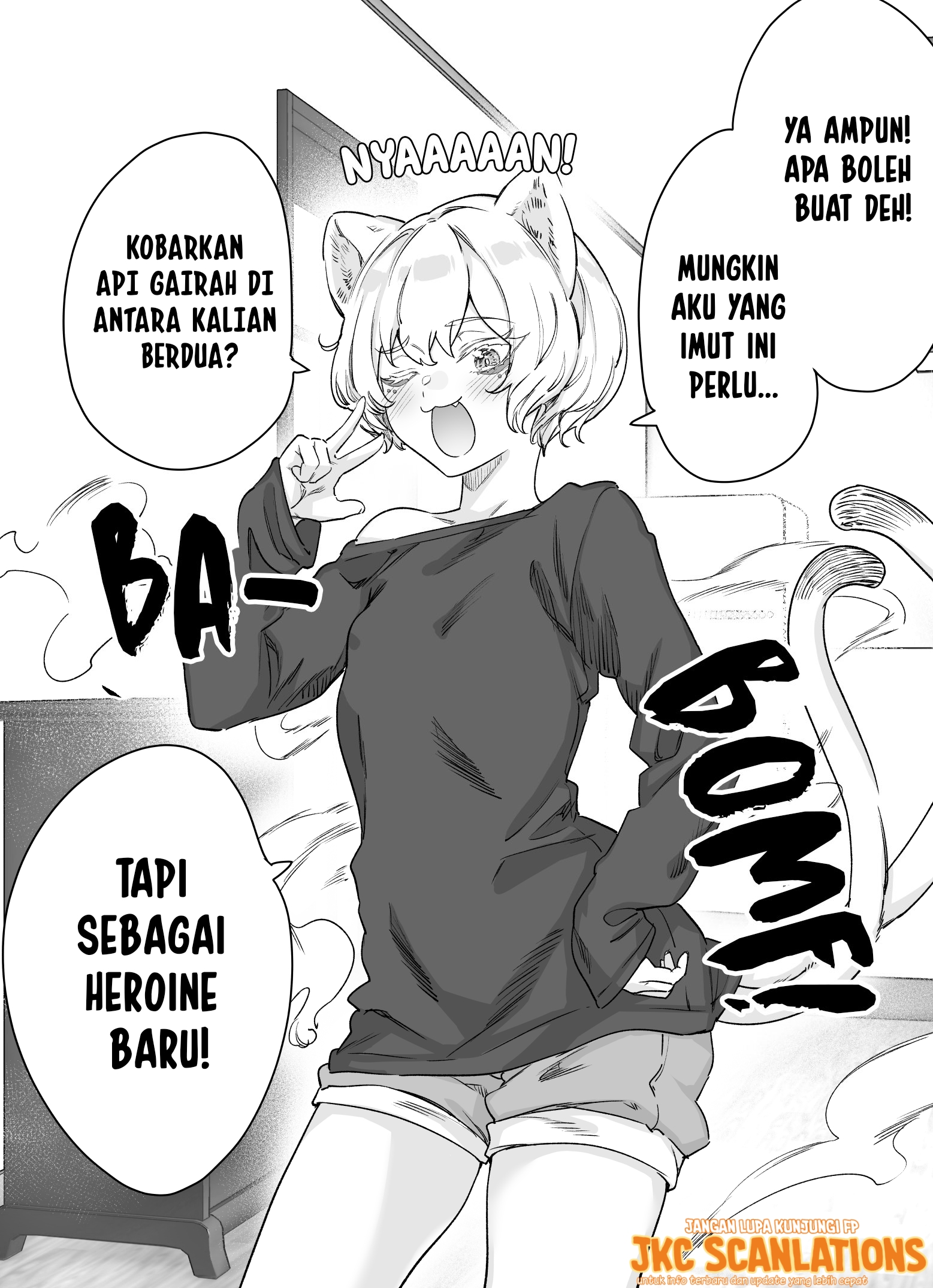 Even Though She's the Losing Heroine, The Bakeneko-chan Remains Undaunted Chapter 1 - halaman 2