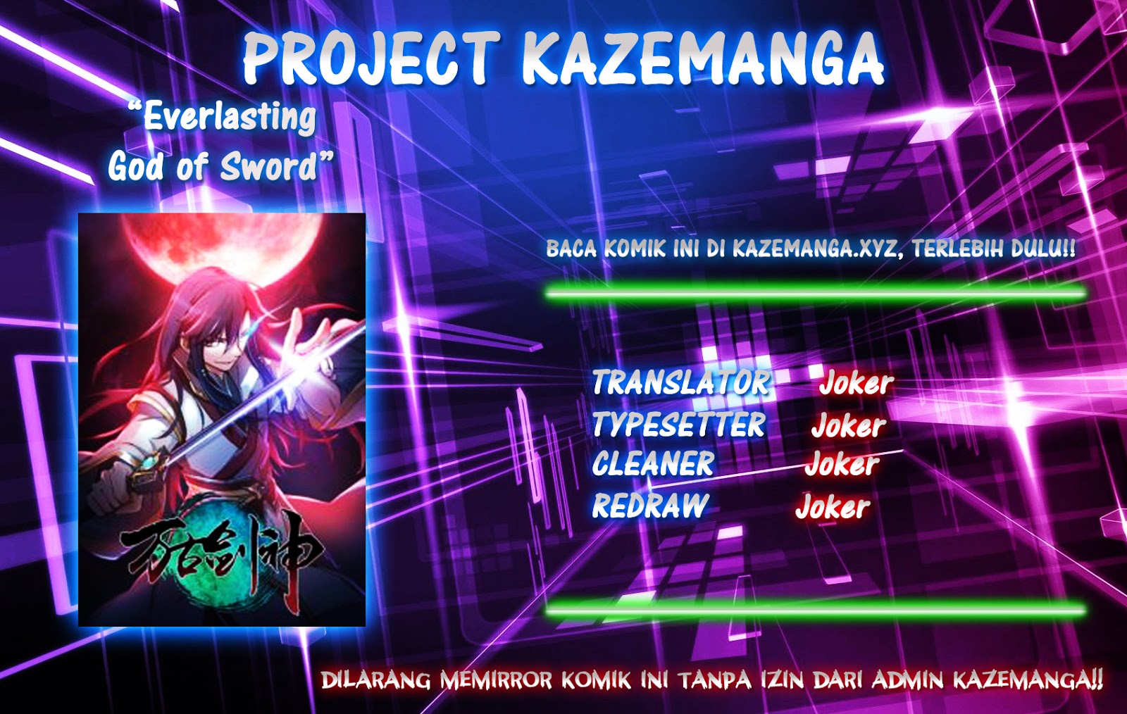 Everlasting God of Sword Chapter 21 - halaman 1
