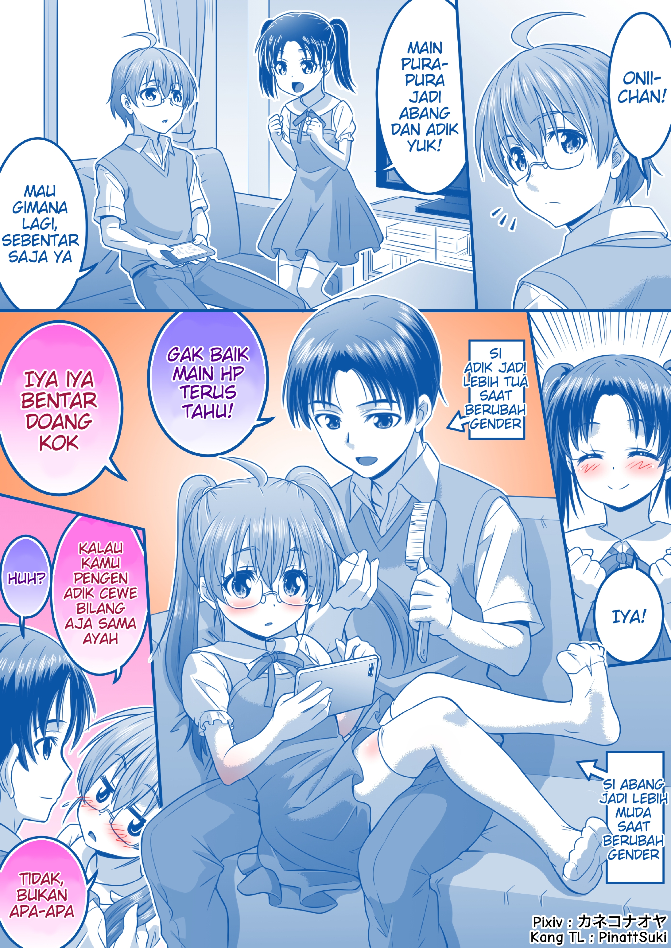 Everyone Has Different Genderswap Constitutions - Siblings Edition Chapter 0 - halaman 1