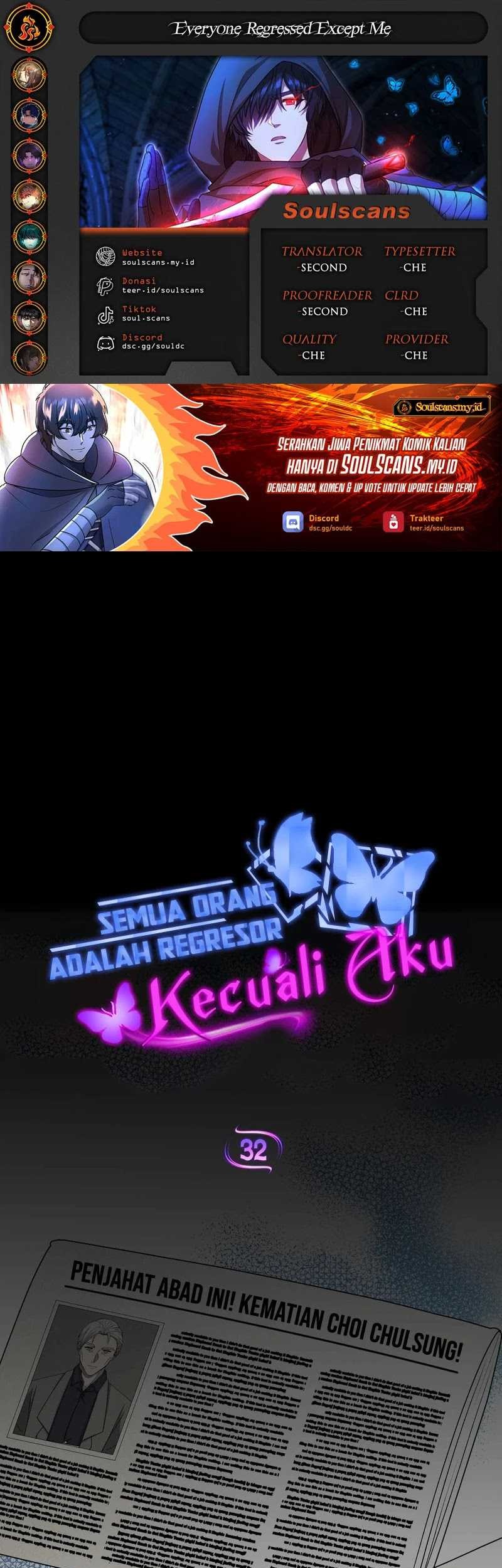 Everyone Regressed Except Me Chapter 32 - halaman 1