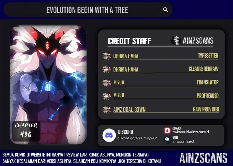 Evolution Begins With A Big Tree Chapter 436 - halaman 1