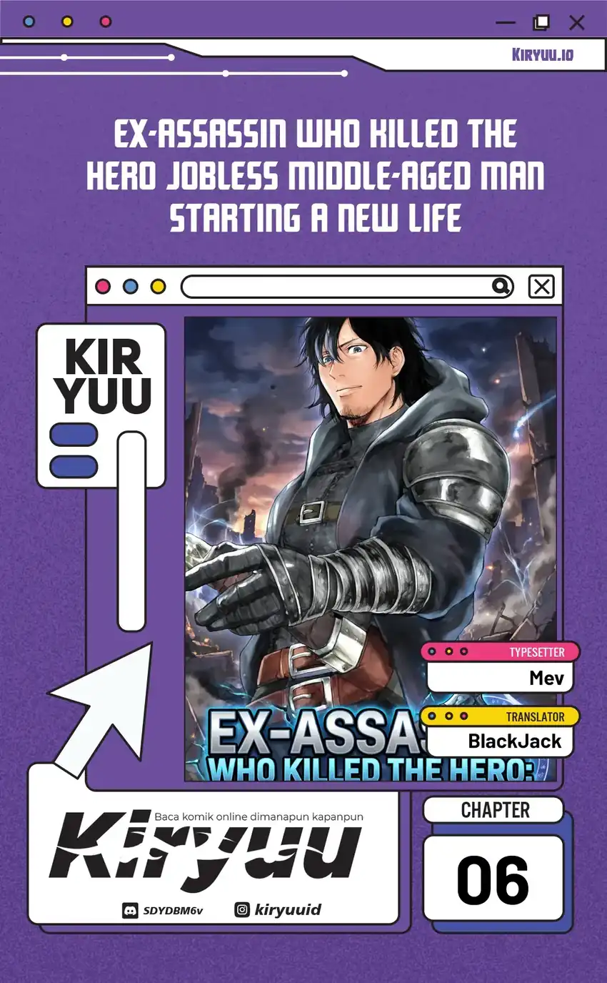 Ex-Assassin Who Killed the Hero: Jobless Middle-Aged Man Starting a New Life Chapter 6 - halaman 1