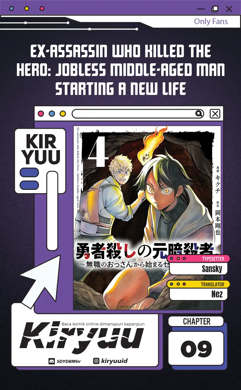 Ex-Assassin Who Killed the Hero: Jobless Middle-Aged Man Starting a New Life Chapter 9 - halaman 1