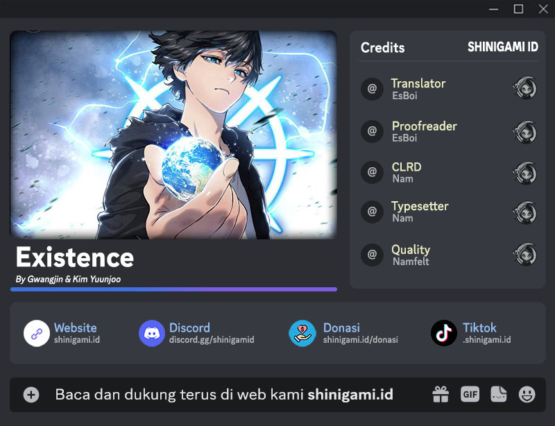 Existence Chapter 42 - halaman 1