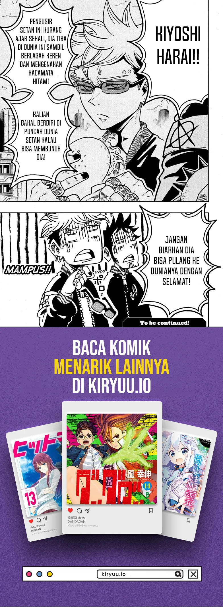 Exorcist no Kiyoshi-kun Chapter 68 - halaman 8
