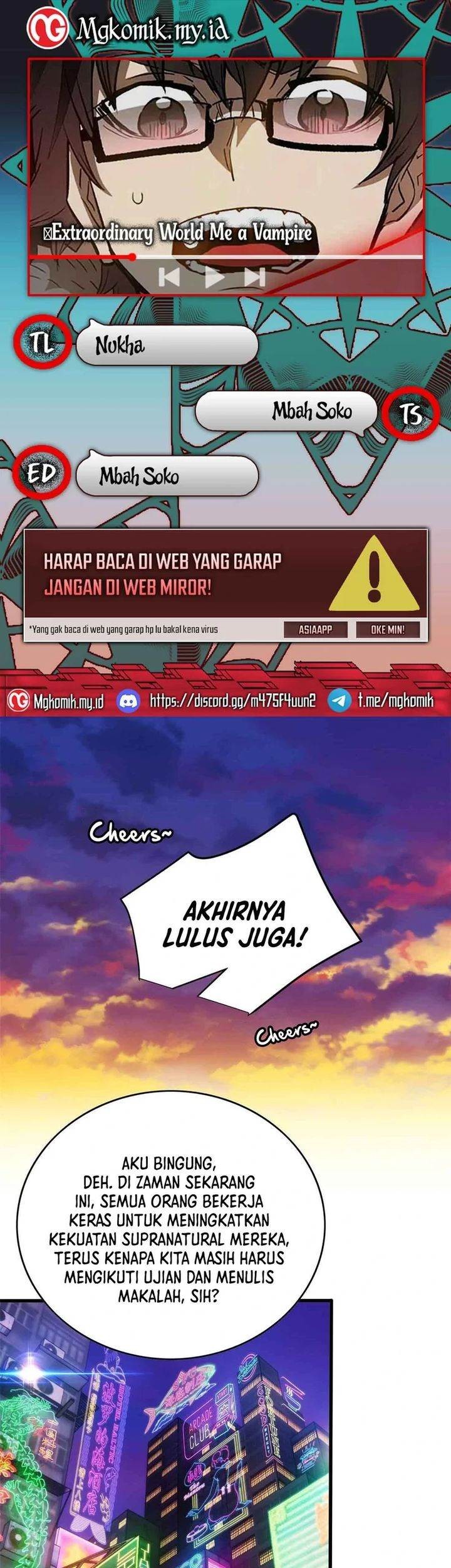 Extraordinary World?! Me… A Vampire?! Chapter 1 - halaman 1
