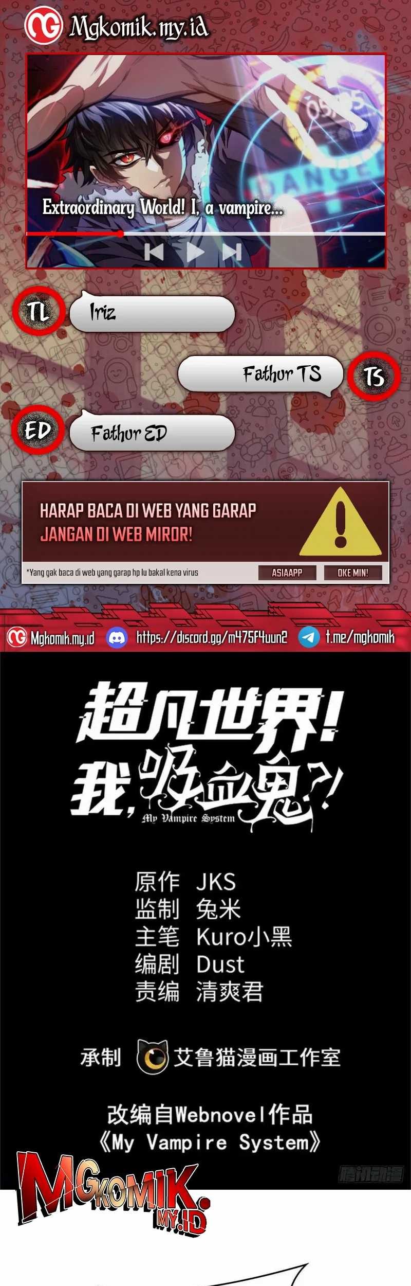 Extraordinary World?! Me… A Vampire?! Chapter 12 - halaman 1