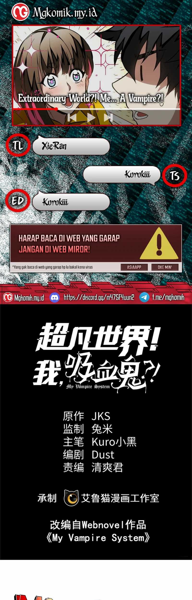 Extraordinary World?! Me… A Vampire?! Chapter 14 - halaman 1