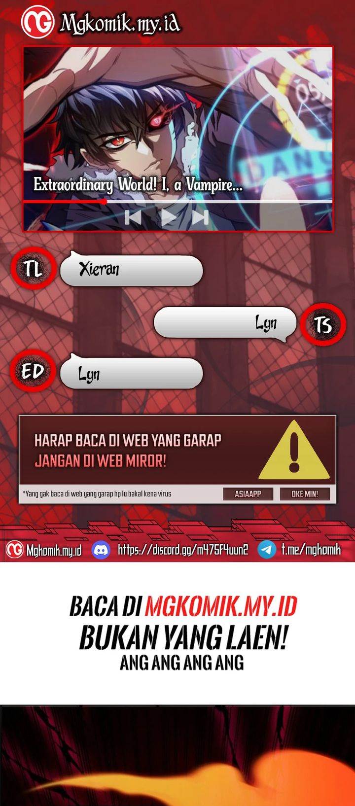 Extraordinary World?! Me… A Vampire?! Chapter 15 - halaman 1