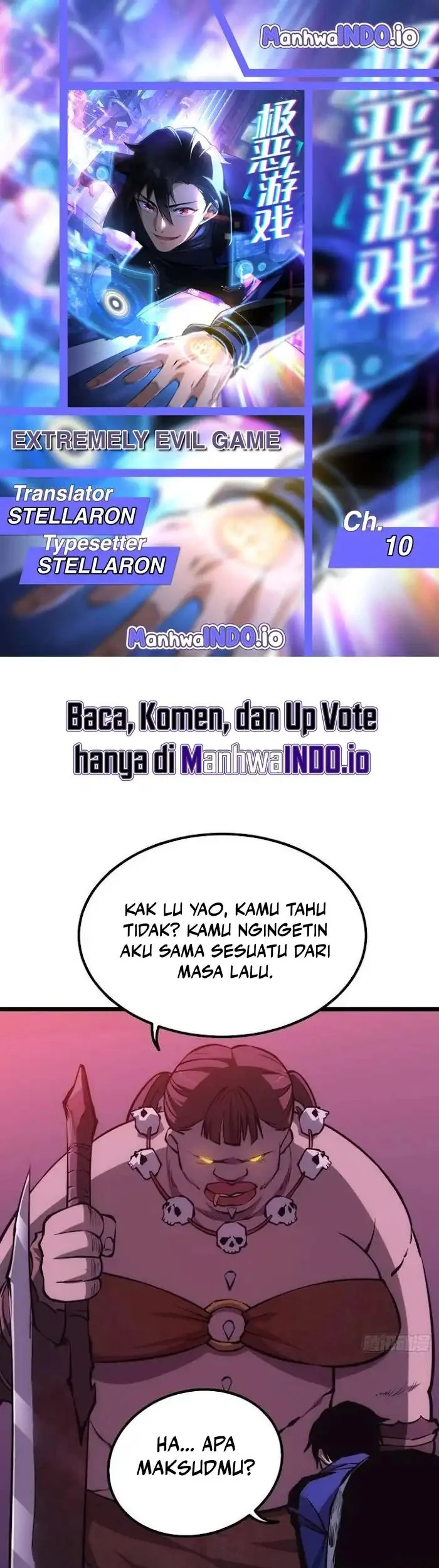 Extremely Evil Game Chapter 10 - halaman 1