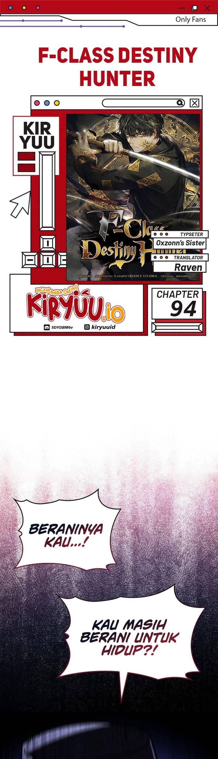 F-Class Destiny Hunter Chapter 94 - halaman 1