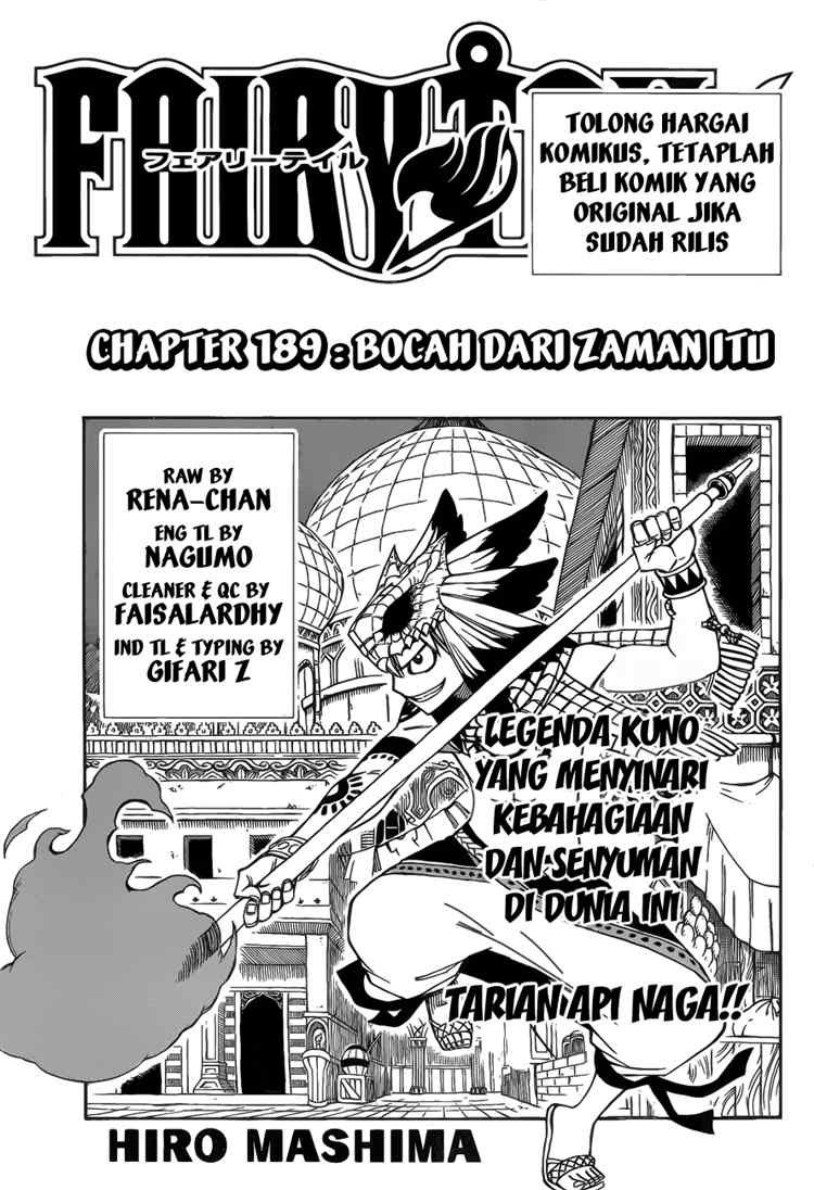 Fairy Tail Chapter 189 - halaman 1